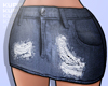Ripped Skirt Navy RLL