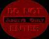 Adult Only Sign