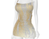 (PR) White Gold Dress