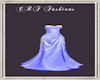 CRF* Blue Satin Gown