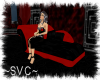 ~SVC~ Red/Black Sofa w/p