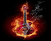 Guitar Flame Wallhanging