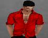 COWBOY RED MUSCLE SHIRT