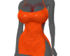Simo LV Orange Dress