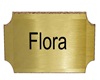 Flora wall plaque