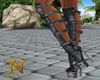 Gray Long Boots