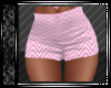Pink Diag Shorts