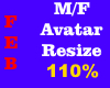 110% Avatar Scaler M/F