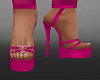 Deep PInk V-day heels