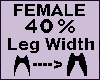 Leg Thigh Scaler 40% Fem