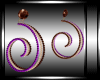 Purple Leonie Earrings