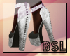 BsL - Silv Sparkly Heels