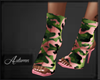 !Peach Camo Heels
