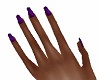 nail purple polish