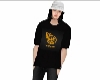 NS baju kaos hitam nanas