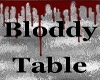 Skull Table Bloody