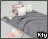 K. Grey Floor Blanket 