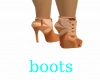 peach boots
