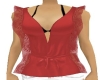 Red Silk lace top