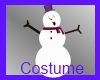 Purple hat Snowman m/f