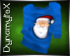 -DA- Santa Blue Sweater