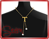 !7 Gold T Necklace