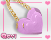 Plum Heart Handbag