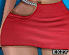 Chains Skirt Red <