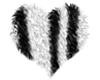 Zebra Fur Heart