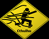 Cthulhu caution sign