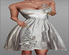 Silver Halter Dress