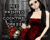 [P] red cocktail dress