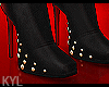 boots ( black velvet )