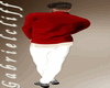 GabrielCliff Red White Outfit