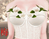 梅 lily bridal top
