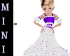 Purple Kid Bridal Gown