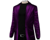 violet&black outfit