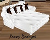 White Silk Snuggle Chair