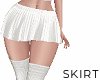 White Pleated Skirt