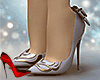 👠 Silver Kiss Heels