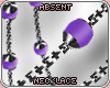 !A Iris Necklace Purple