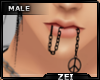 !Z! Peace Lip Chain