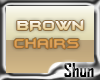 *B* Brown meeting chair