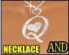 A~ Letter Q Necklace LOV