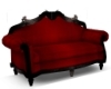 Victorian Sofa Deep Red