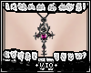 +Vio+ Goth Necklace Pink