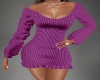 SM Purple Knit Dress