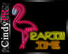 Party Flamingo Neon Sing