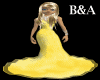 [BA] Lemon Chiffon Gown