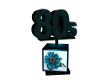 Animated Teal 80s Radio